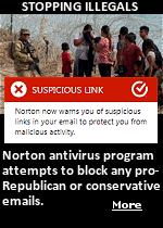 Norton and Symantec Security are censoring legitimate emails featuring newsletters or articles that are pro-Republican or conservative. At first, I thought it was just my incoming mail they were after, but others are saying they are also being targeted. Norton allows users to complain on their website, but they do nothing about it. 